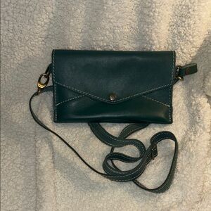 Portland Leather Goods Envelope Crossbody aka “Crunchwrap” - Peacock
